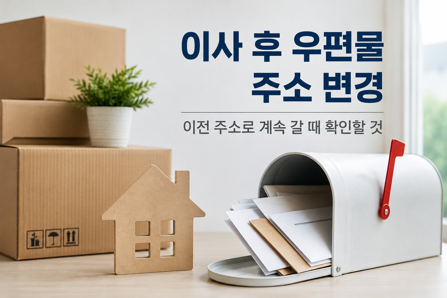 이사 후 우편물 주소 변경 확인 방법